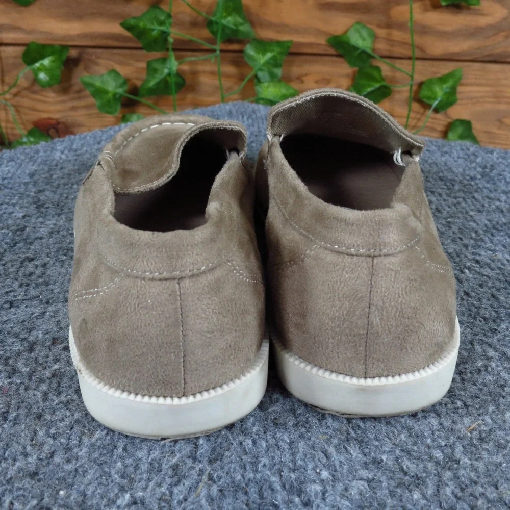 J. Crew Toddler Loafers Size 12 Boys Girls Slip On Shoes Tan Faux Suede Classic